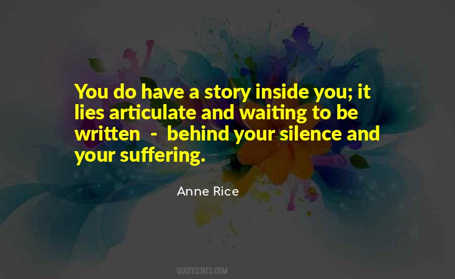 Anne Rice Pandora Quotes #494731