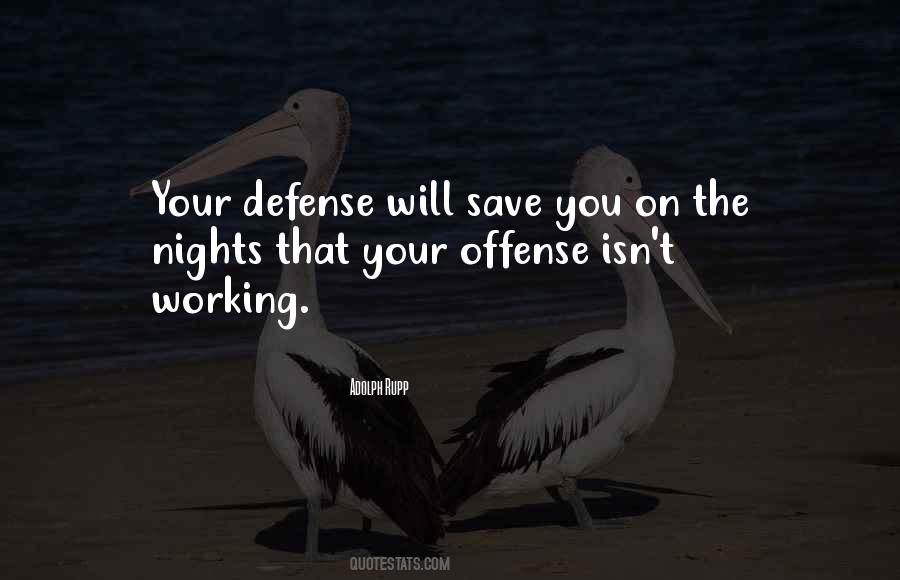 Defense Offense Quotes #1007694