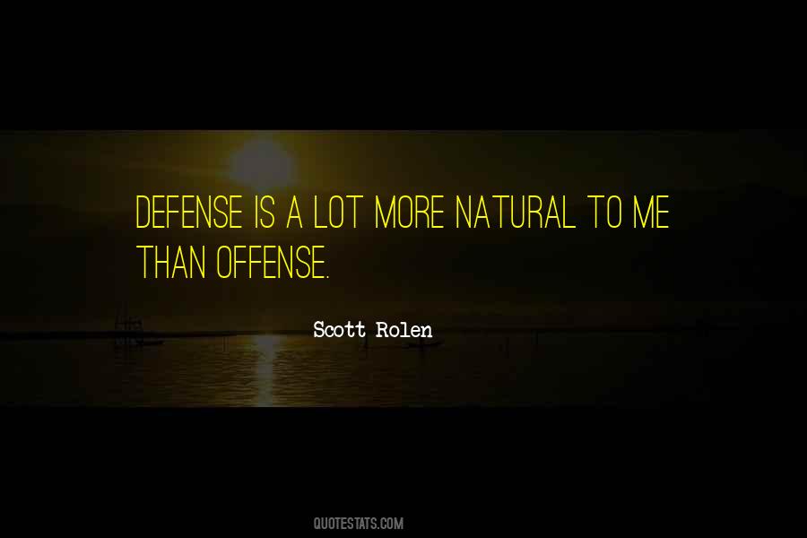 Defense Offense Quotes #120091