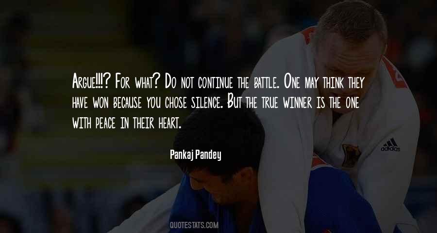 Peace Winner Quotes #1481798