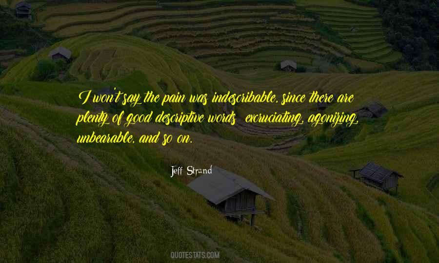 Words Of Pain Quotes #1051142