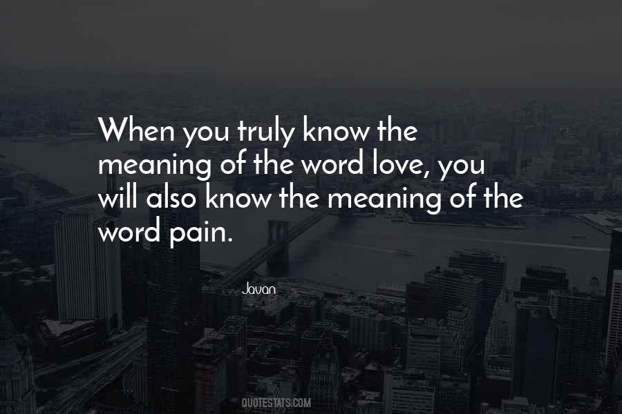 Words Of Pain Quotes #53999