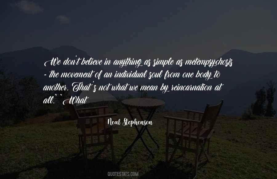 Soul Reincarnation Quotes #1276682