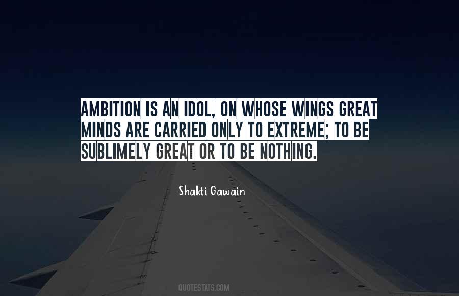 Great Ambition Quotes #126595