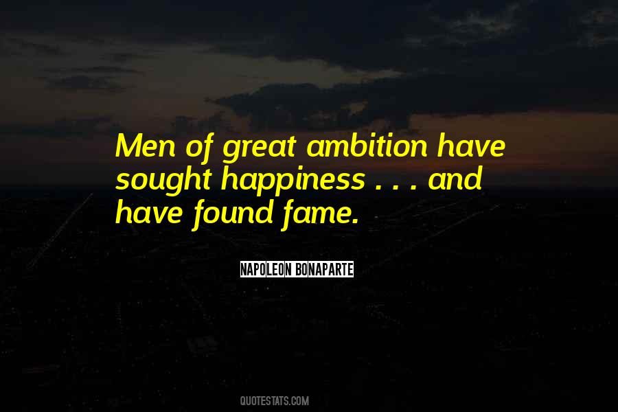 Great Ambition Quotes #1823350