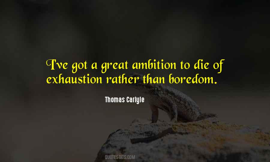 Great Ambition Quotes #996004