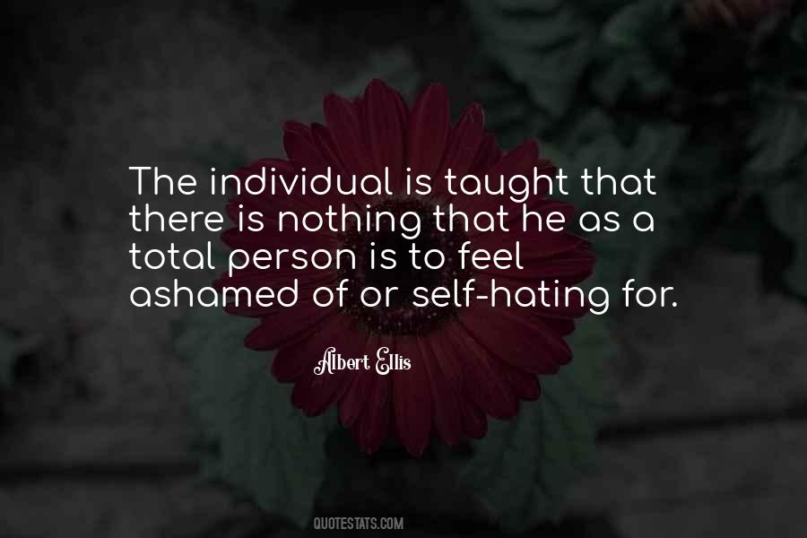 Hate The Person Quotes #547830
