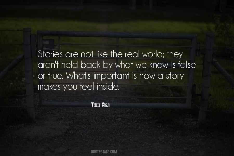 Truth Stories Quotes #197189