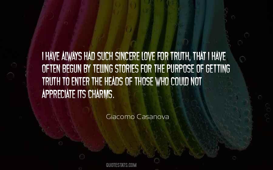 Truth Stories Quotes #242055