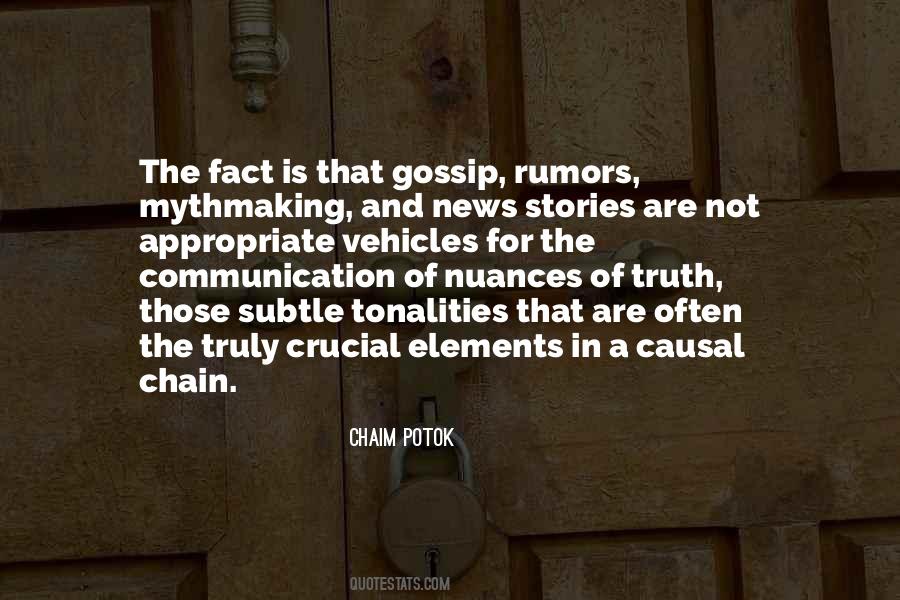 Truth Stories Quotes #333617