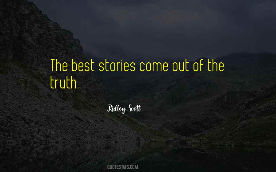 Truth Stories Quotes #458224