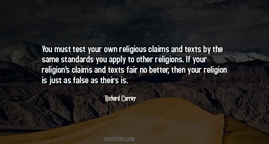 Religious Claims Quotes #17386