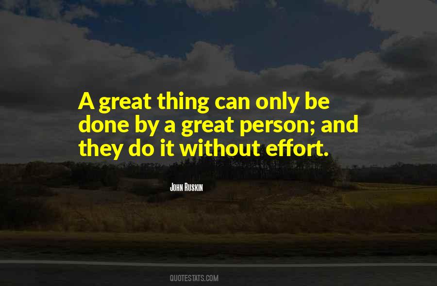 Great Effort Quotes #105148