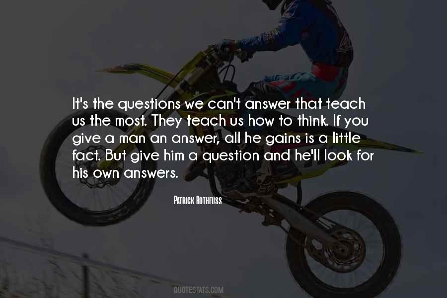Answer Man Quotes #688398