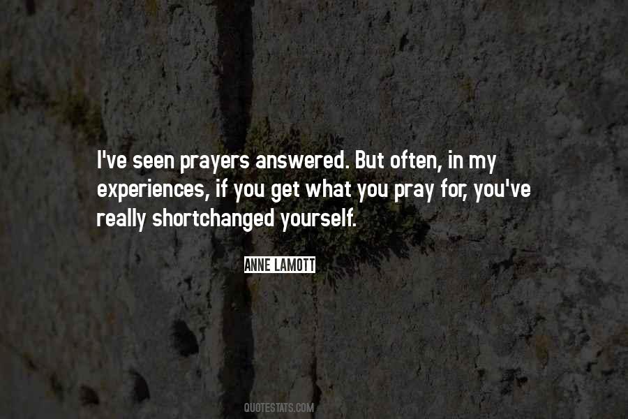 Answered Prayer Quotes #147742