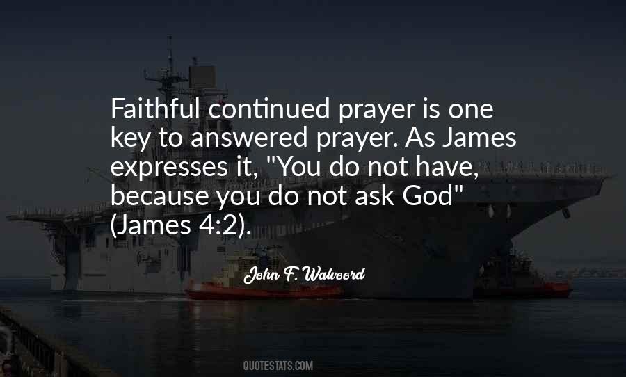 Answered Prayer Quotes #360588