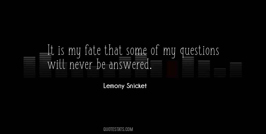 Answered Quotes #1650285