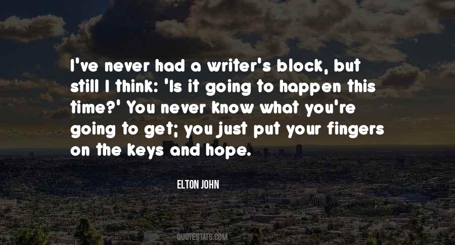 And Writer S Block Quotes #884845