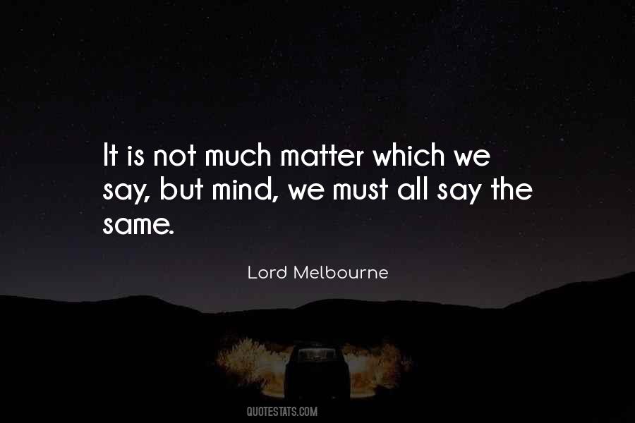 Matter Mind Quotes #117347