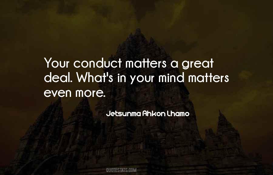 Matter Mind Quotes #76099