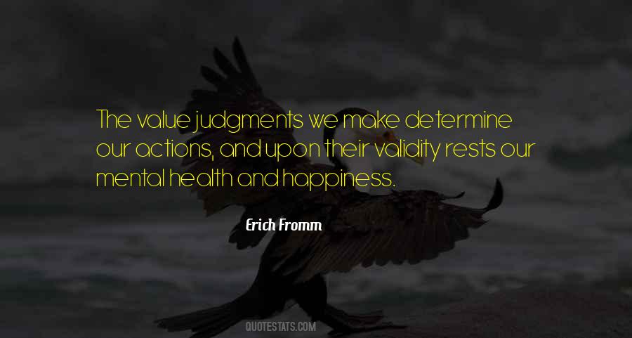 Value Judgments Quotes #389416