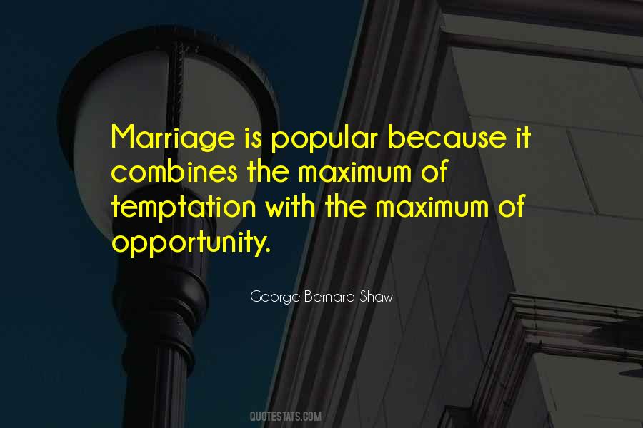 Opportunity Temptation Quotes #777901