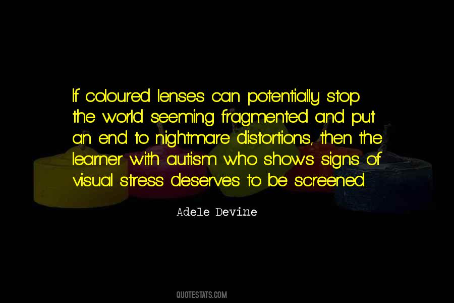 Coloured Lenses Quotes #539817