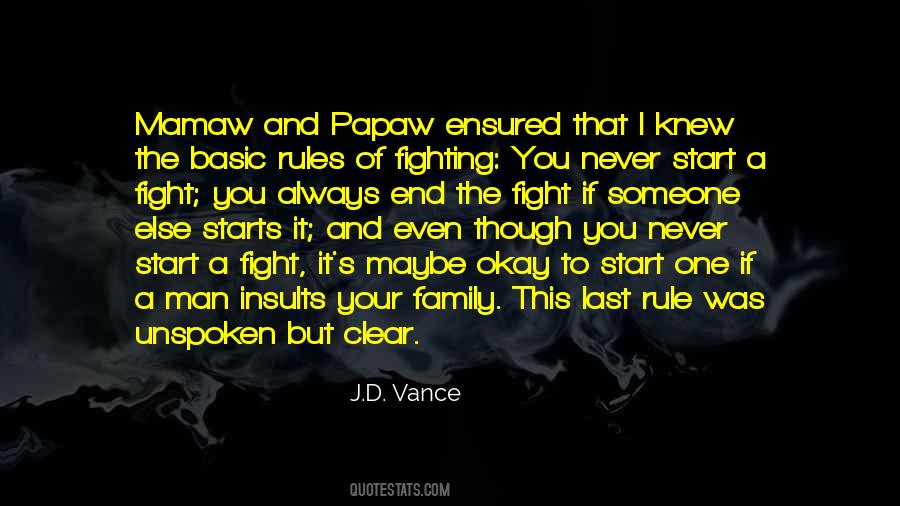 Family Fighting Quotes #1461058