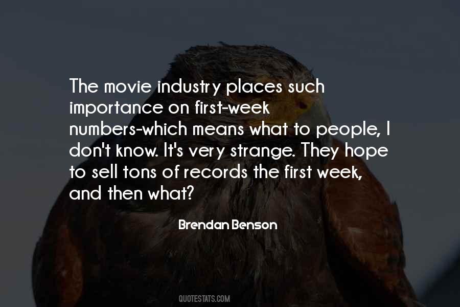 Quotes About Movie Industry #1779672