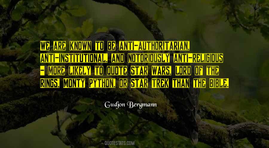 Anti Authoritarian Quotes #1347742