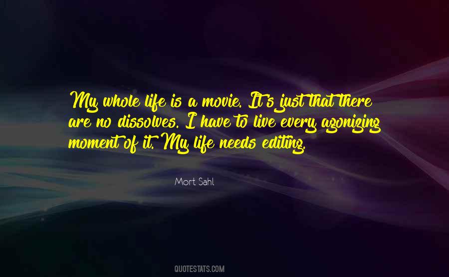 Quotes About Movie Editing #346098