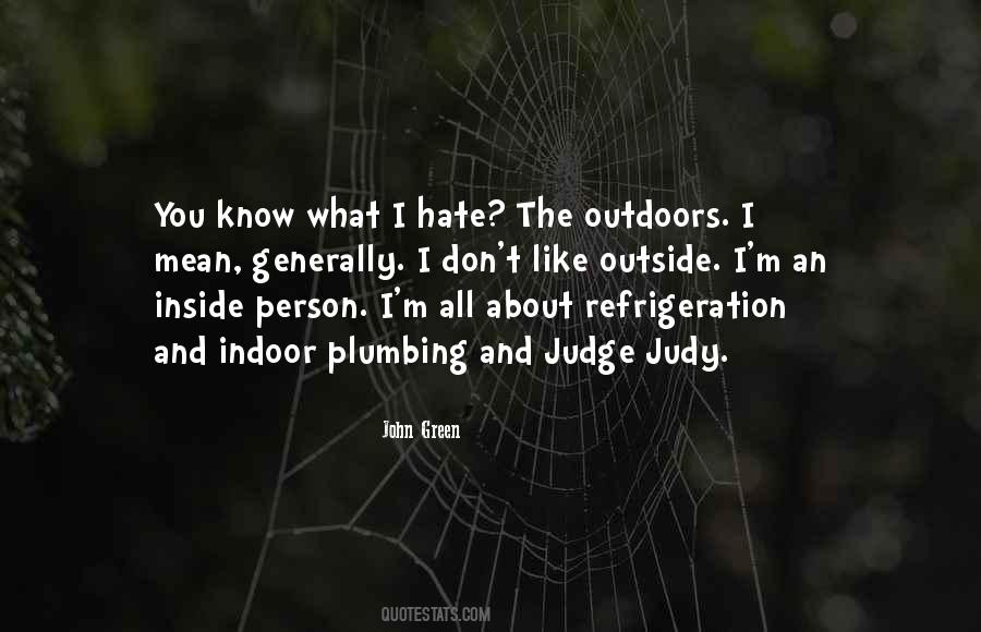 Indoor Person Quotes #885456