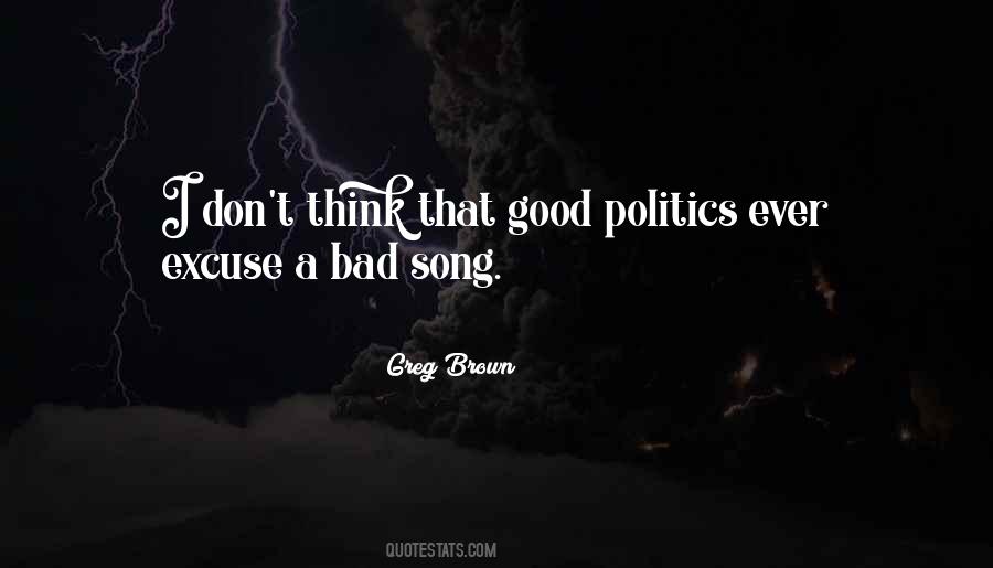 Good Politics Quotes #1578341