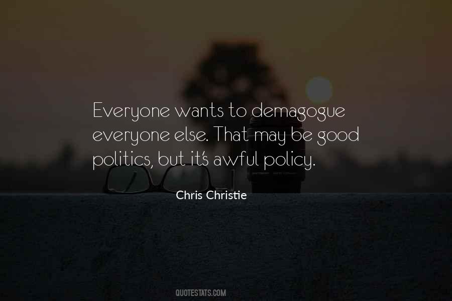 Good Politics Quotes #1605415