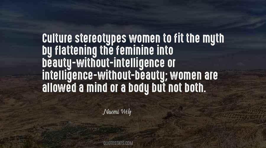 Women Stereotypes Quotes #1519884