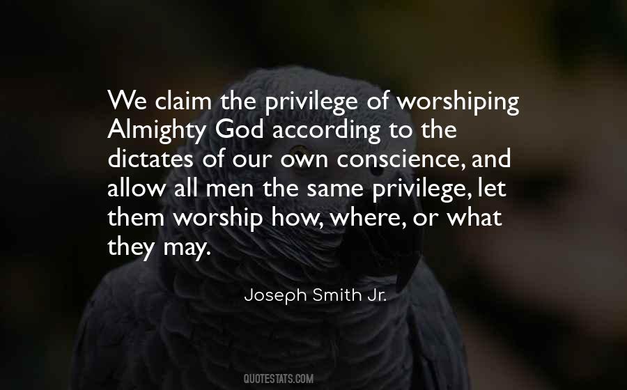 Religious Privilege Quotes #1058392