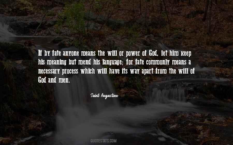 God Of Fate Quotes #309849