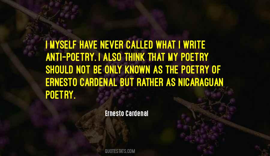 Anti Poetry Quotes #1421055