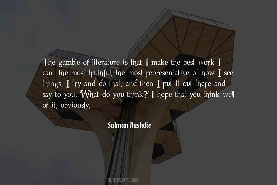 Best Literature Quotes #1266150