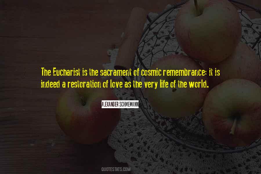 Eucharist Love Quotes #145372