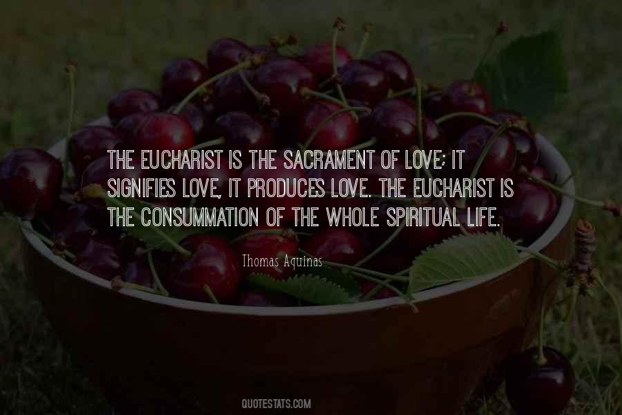 Eucharist Love Quotes #630667