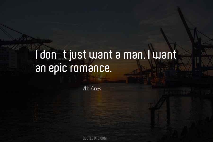 Epic Romance Quotes #291774