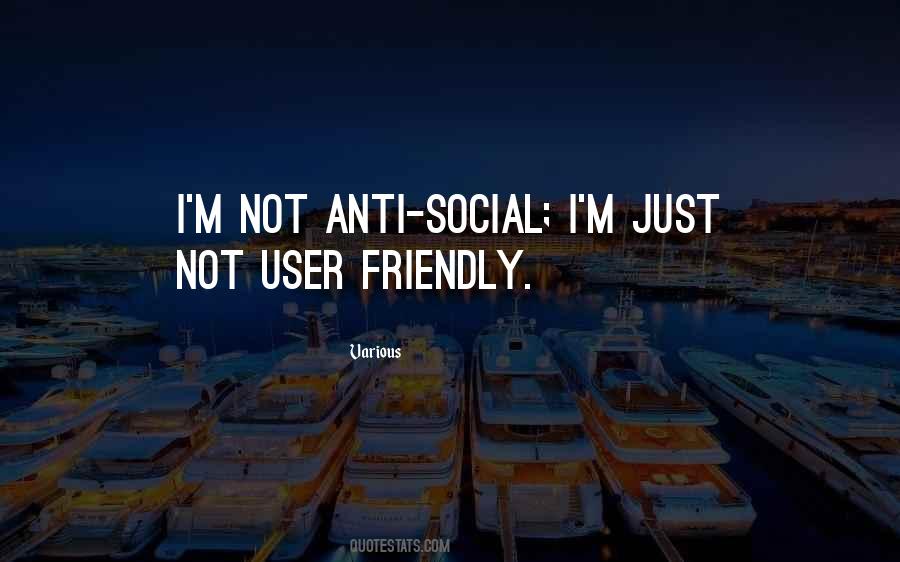 Anti Social Quotes #968999