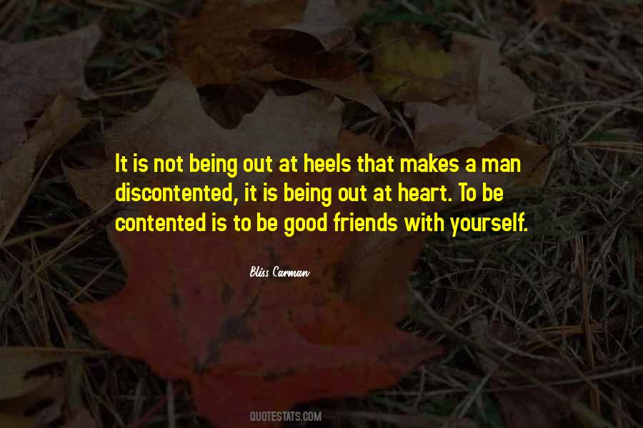 Not Being Contented Quotes #62990