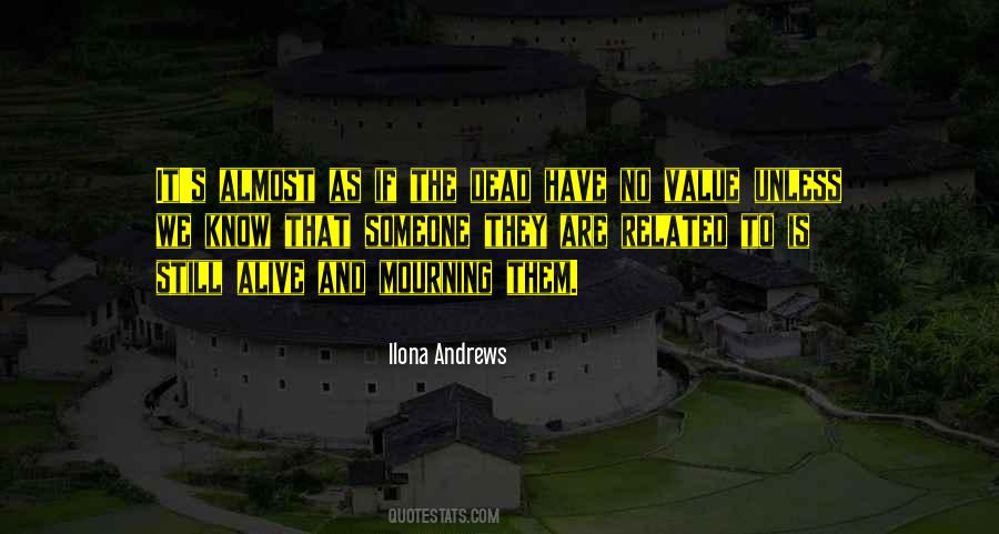 Quotes About Mourning The Dead #920511