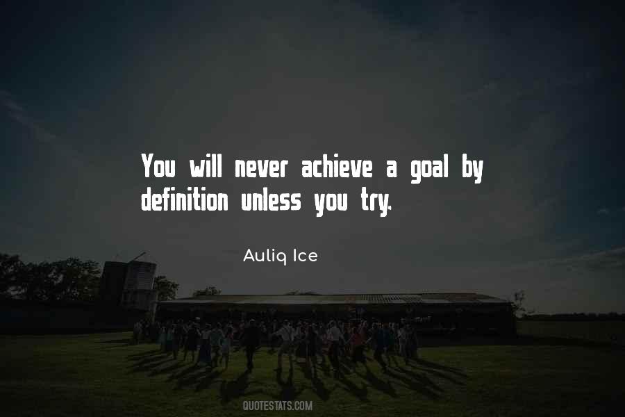 Goal Success Quotes #481031