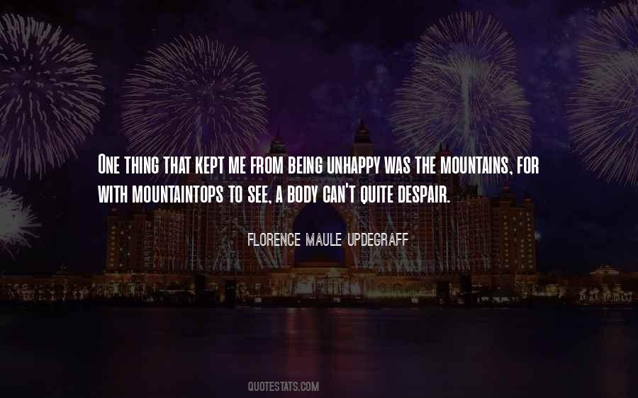 Quotes About Mountaintops #1222279