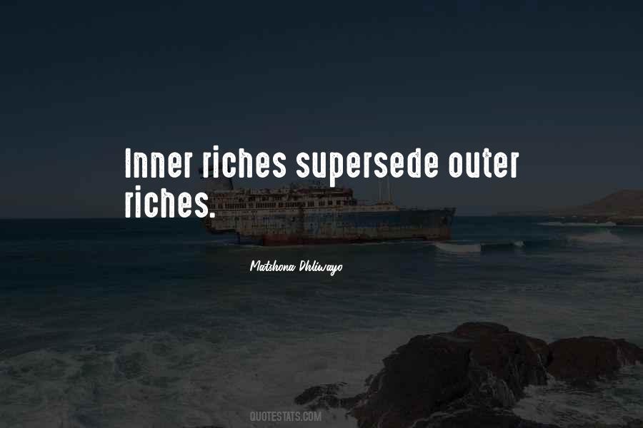 Inner Riches Quotes #1734174