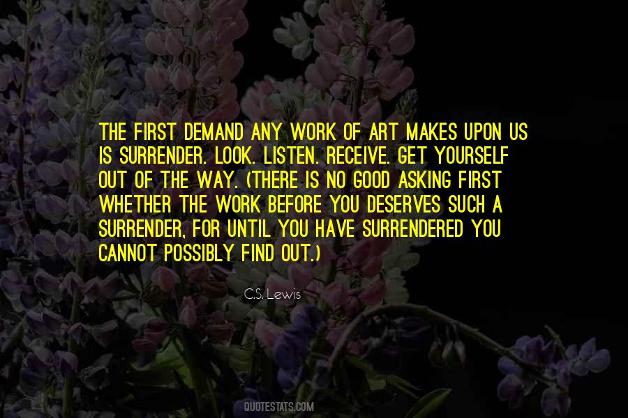 Art Is Work Quotes #558072