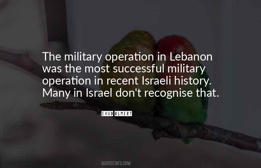 Olmert Israeli Quotes #947183